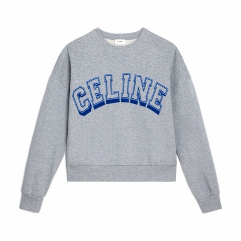 Celine 女士 超大號圓領徽標衛衣S