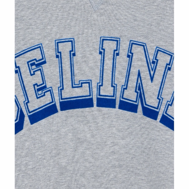 Celine 女士 超大號圓領徽標衛衣S-2