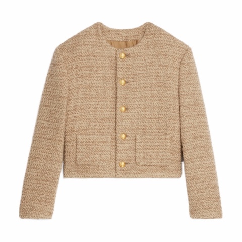 Celine 女士 圓領徽標休閒夾克FR-36 FR-38 FR-40碼