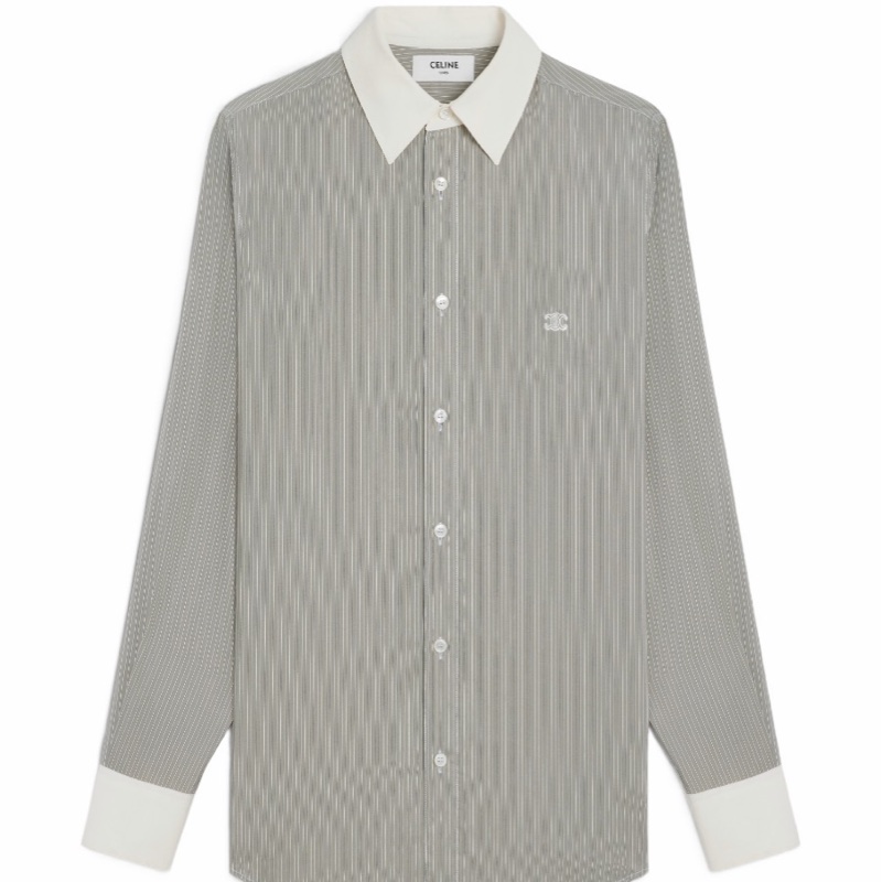 Celine 女士 ROMY 條紋襯衫FR-34-0