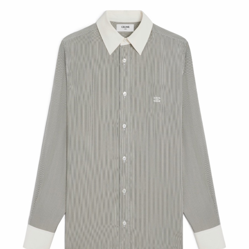 Celine 女士 ROMY 條紋襯衫FR-34-4
