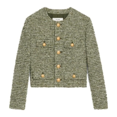 Celine 女士 粗花呢休閒夾克FR-36