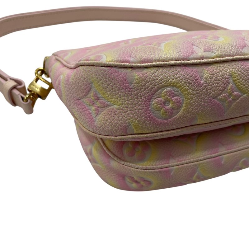LOUIS VUITTON 路易威登 M46093 MULTI POCHETTE ACCESSOIRES 二合一麻將包 皮革 粉色 金釦-8