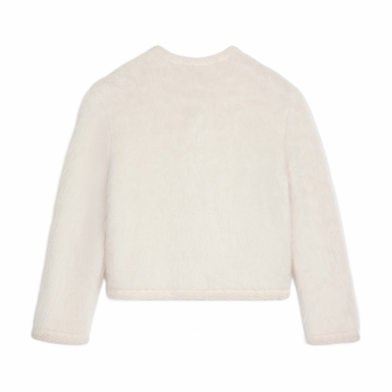 Celine 女士 拉絨馬海毛開衫XS-3