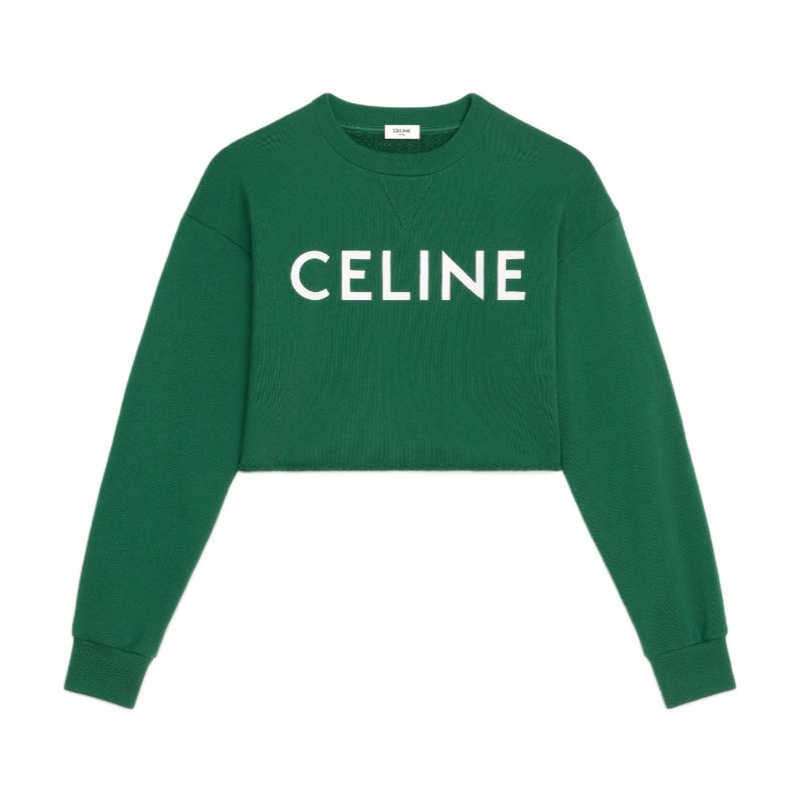 Celine 女士 棉質抓絨短款衛衣M-0