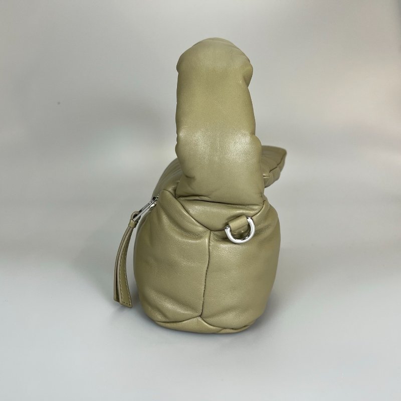 LOEWE 062244 綠Puffer Puzzle hobo單肩包-3