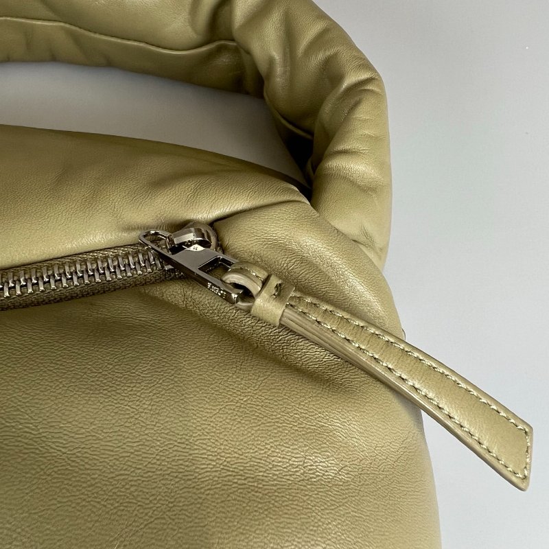 LOEWE 062244 綠Puffer Puzzle hobo單肩包-7