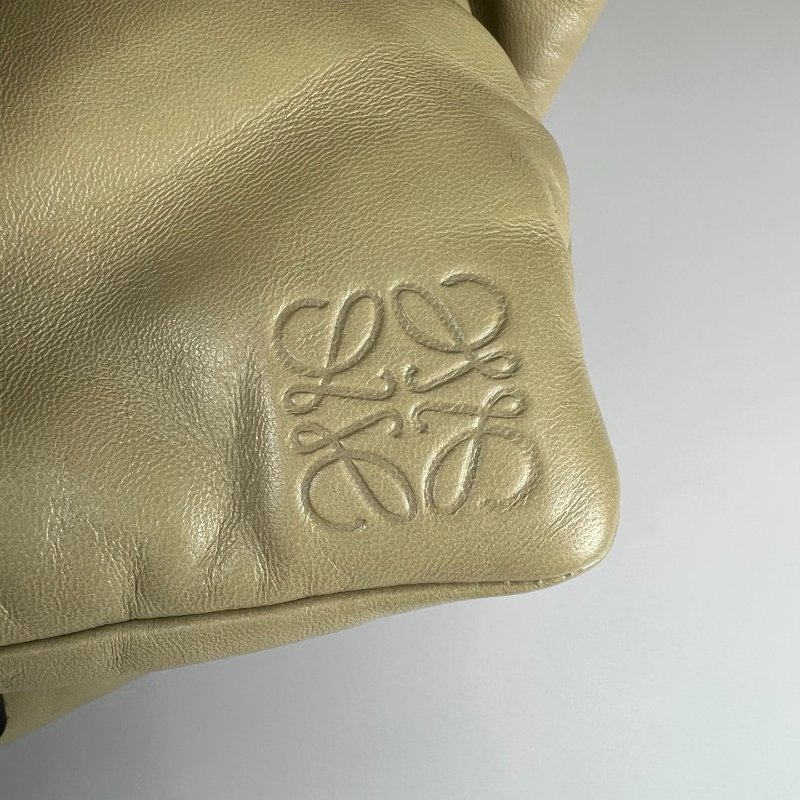 LOEWE 062244 綠Puffer Puzzle hobo單肩包-8