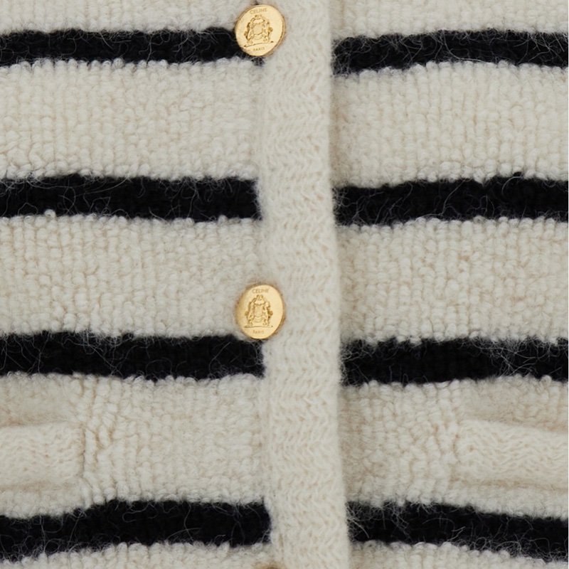 Celine 女士 長袖針織夾克M L碼-5