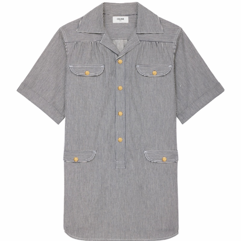 Celine 女士 條紋迷你連衣裙S M L碼-0