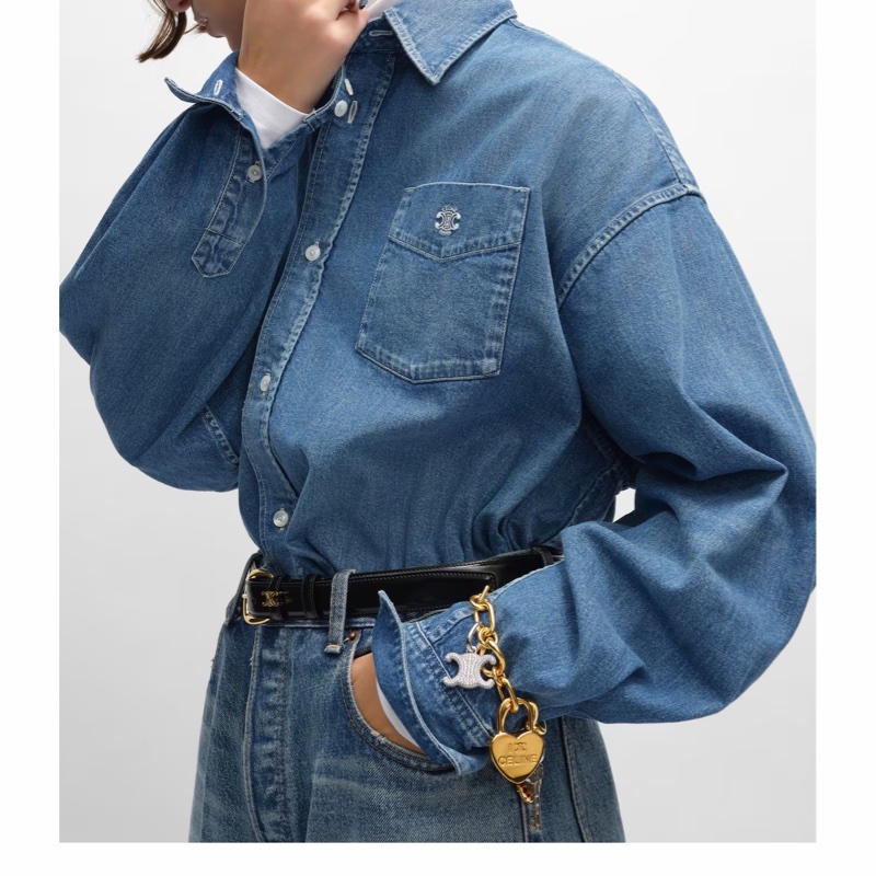 Celine 女士 長袖襯衫XS S M L碼-2