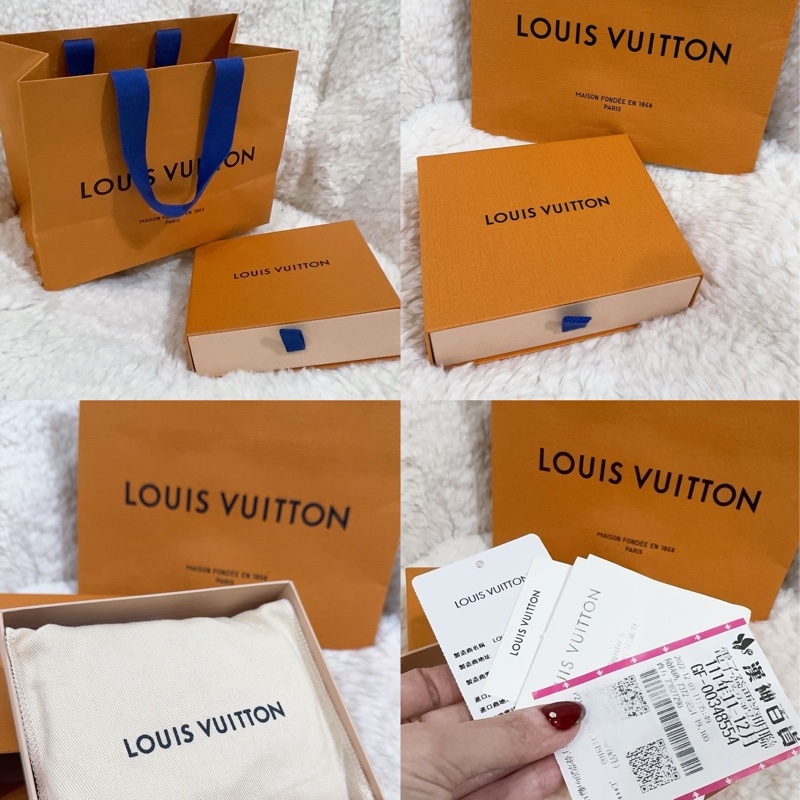 Lv 棋盤粉短夾(保存良好)(內裡櫻花粉色)-7