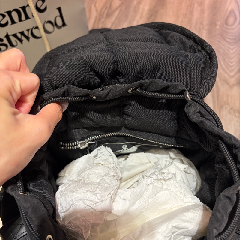 VivienneWestwood肯亞系列 小雙肩尼龍後背包-9