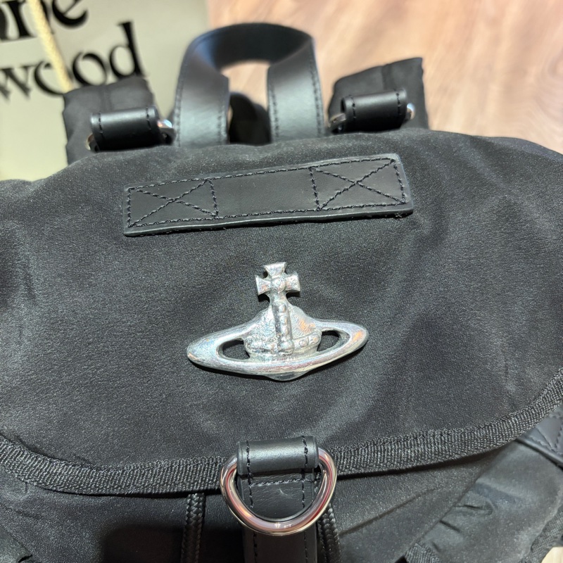 VivienneWestwood肯亞系列 小雙肩尼龍後背包-11