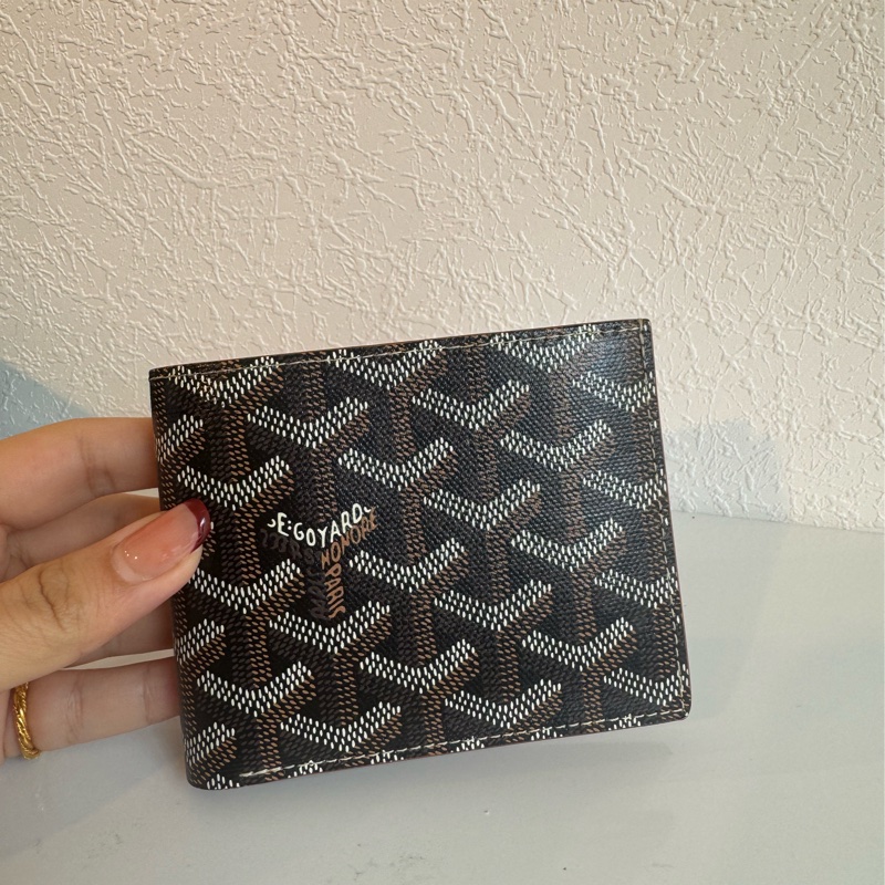 Goyard咖花紋對開短夾 熱門😻-1