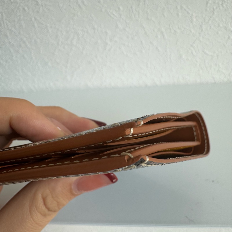 Goyard咖花紋對開短夾 熱門😻-7