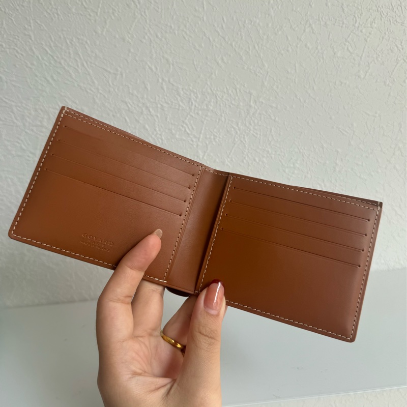 Goyard咖花紋對開短夾 熱門😻-8