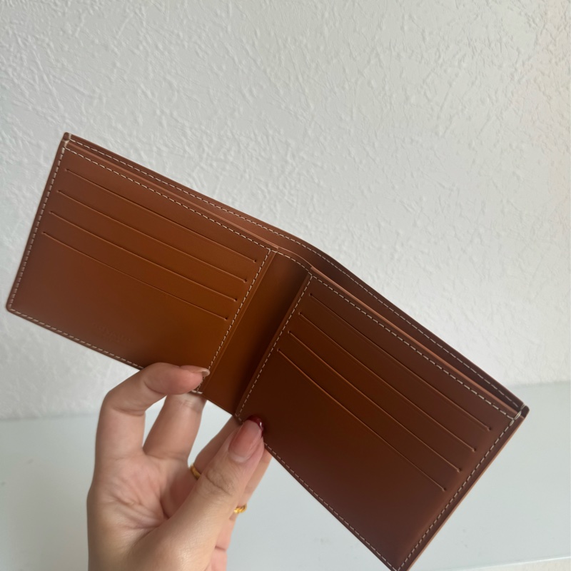 Goyard咖花紋對開短夾 熱門😻-9