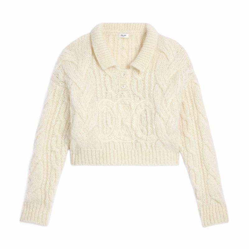 Celine 女士 長袖羊毛毛衣M-3