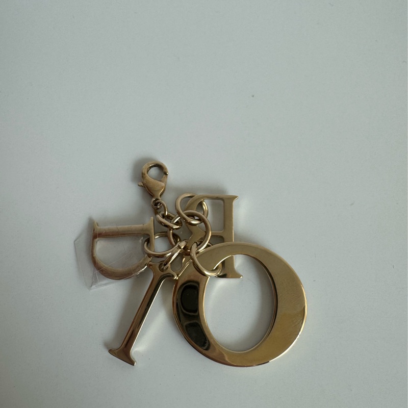 Dior燕麥色藤格紋吊飾ㄇ拉長夾 超好看❤️-24