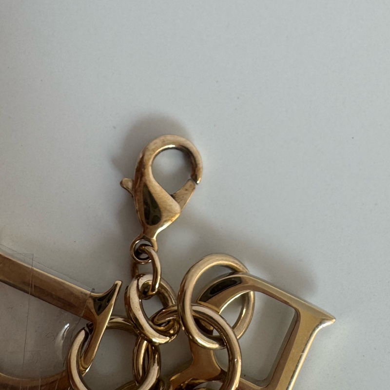 Dior燕麥色藤格紋吊飾ㄇ拉長夾 超好看❤️-25