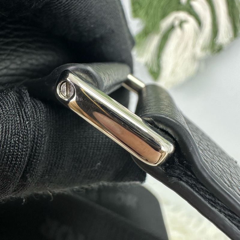 DIOR Homme Saddle 黑色真皮馬鞍包-15