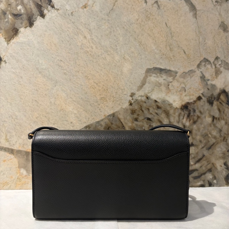 Hermes 黑EPSON牛皮金釦 Constance To Go-2