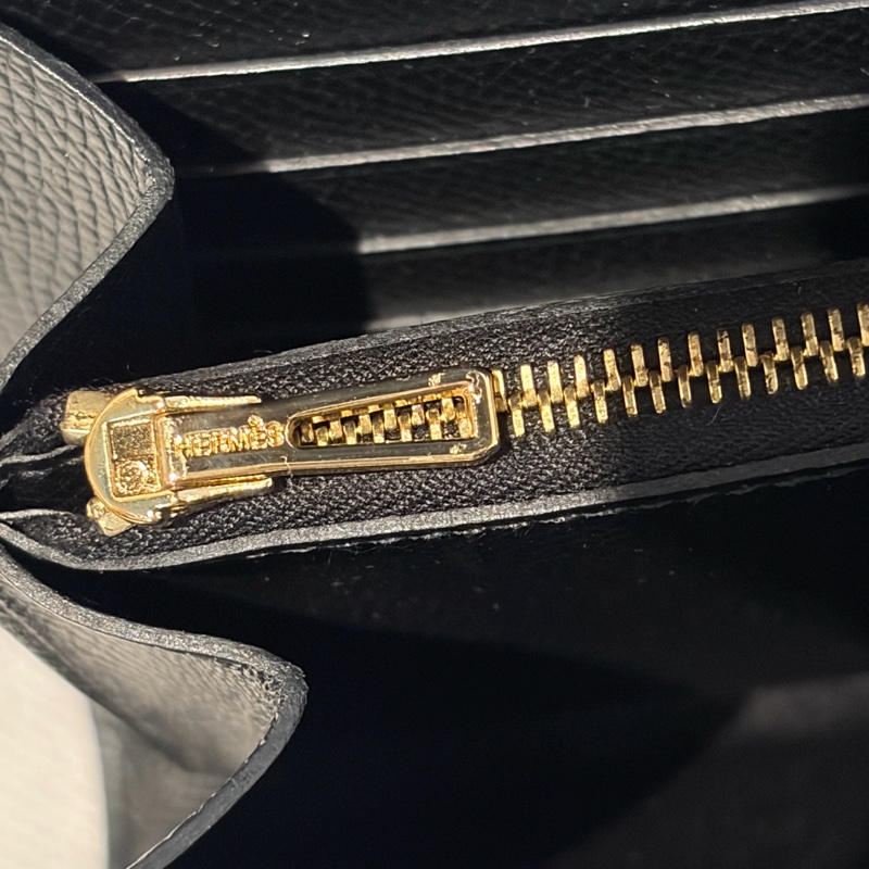 Hermes 黑EPSON牛皮金釦 Constance To Go-11