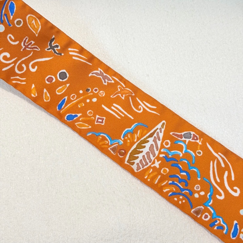 Hermes Isola di Primavera Twilly 春日之島絲巾 XB802-8