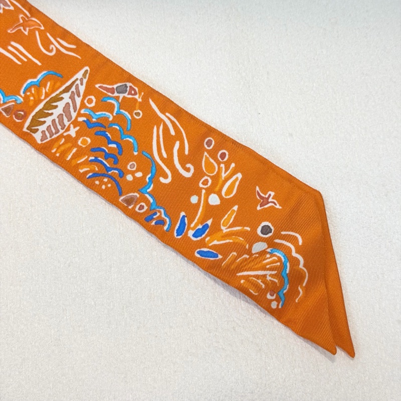 Hermes Isola di Primavera Twilly 春日之島絲巾 XB802-9