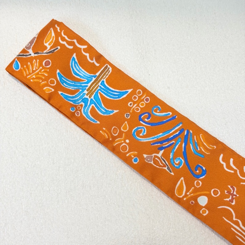 Hermes Isola di Primavera Twilly 春日之島絲巾 XB802-10