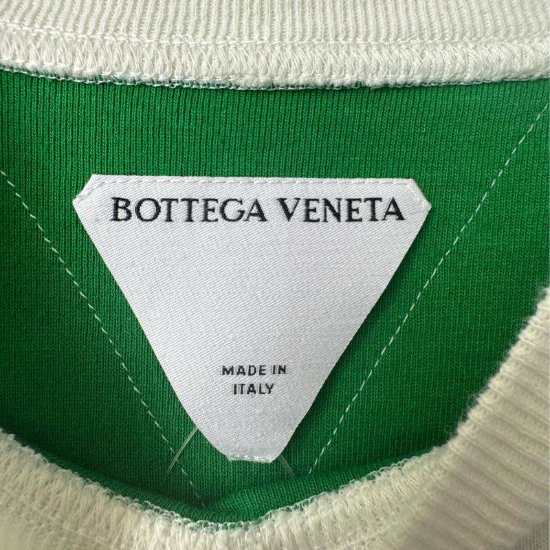 BV灰米內綠短袖T恤-1