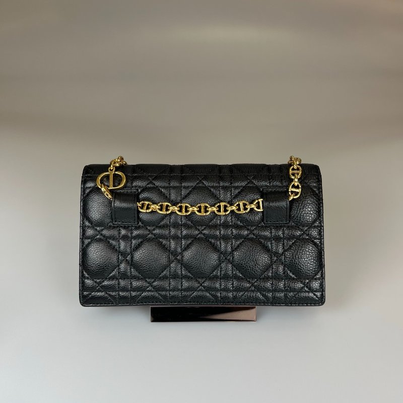 DIOR 黑CARO WOC金鍊包-1