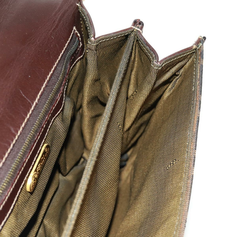 【日本直送】FENDI Zucca帆布手提包 黑色棕色 正品 171018V-20