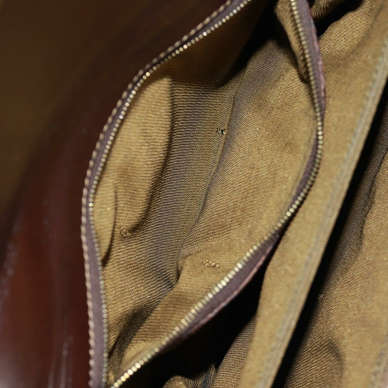 【日本直送】FENDI Zucca帆布手提包 黑色棕色 正品 171018V-23