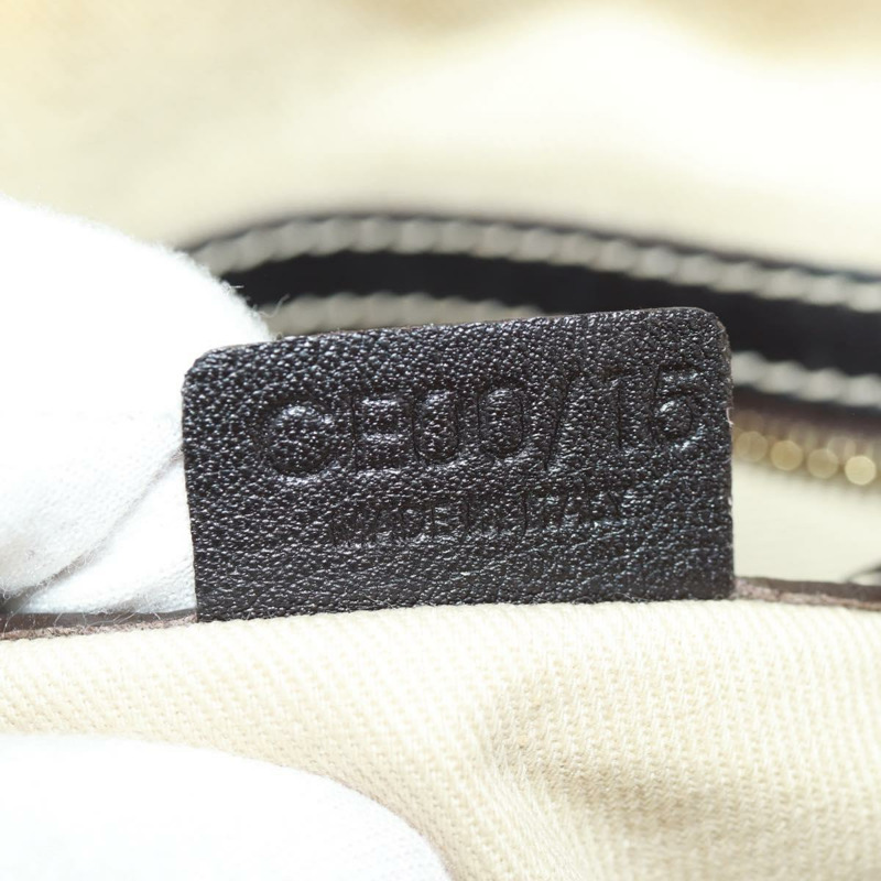 【日本直送】CELINE Macadam帆布手提包 PVC皮革 2way 白色金色 Auth 171966A-10