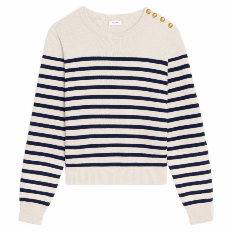 Celine 女士 長袖羊毛毛衣XS碼-0