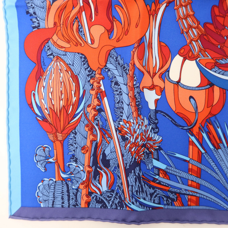 HERMES 絲質Scarf 45x45絲巾-5