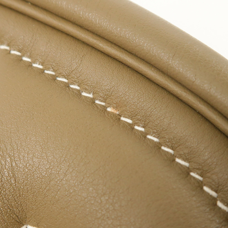 HERMES Swift皮革In The Loop 18銀扣腰包Etoupe-16