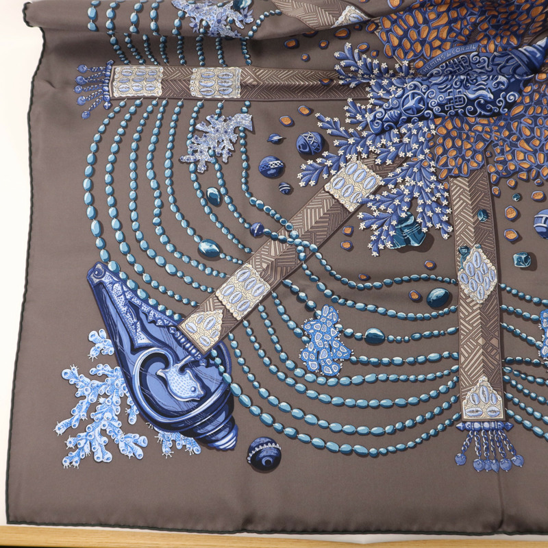 HERMES 絲質Scarf 90x90絲巾-4