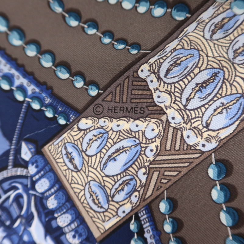 HERMES 絲質Scarf 90x90絲巾-7