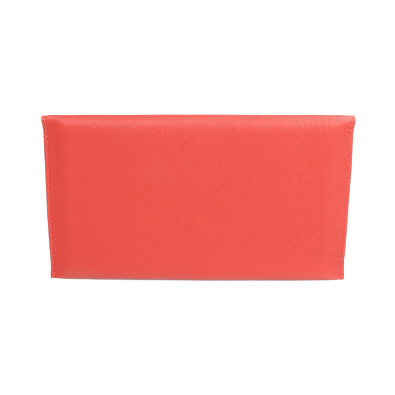 LOUIS VUITTON 牛皮皮革Envelope Wallet金扣長錢包-1