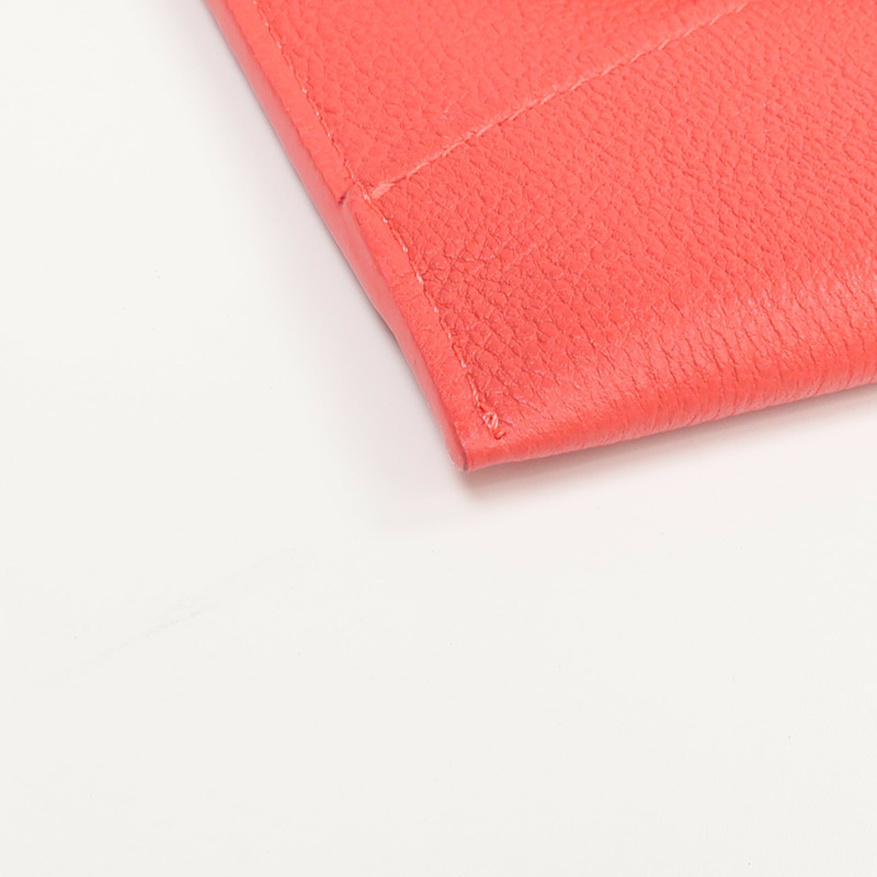 LOUIS VUITTON 牛皮皮革Envelope Wallet金扣長錢包-8