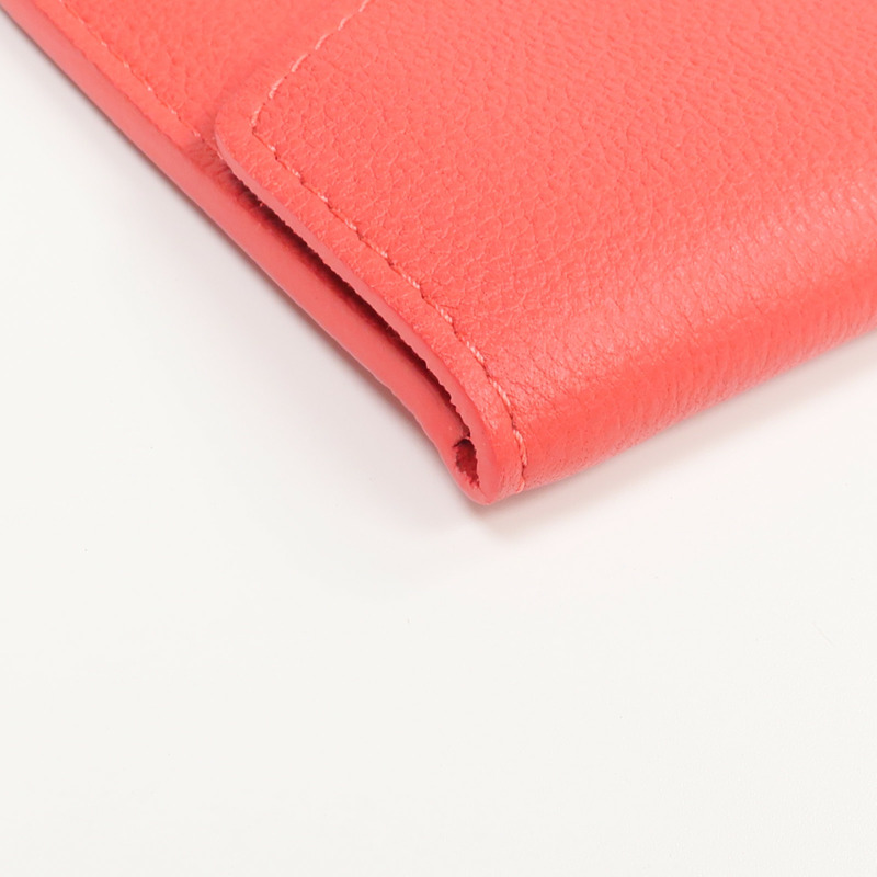 LOUIS VUITTON 牛皮皮革Envelope Wallet金扣長錢包-9