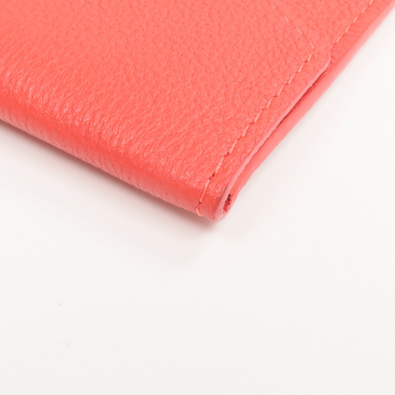 LOUIS VUITTON 牛皮皮革Envelope Wallet金扣長錢包-10