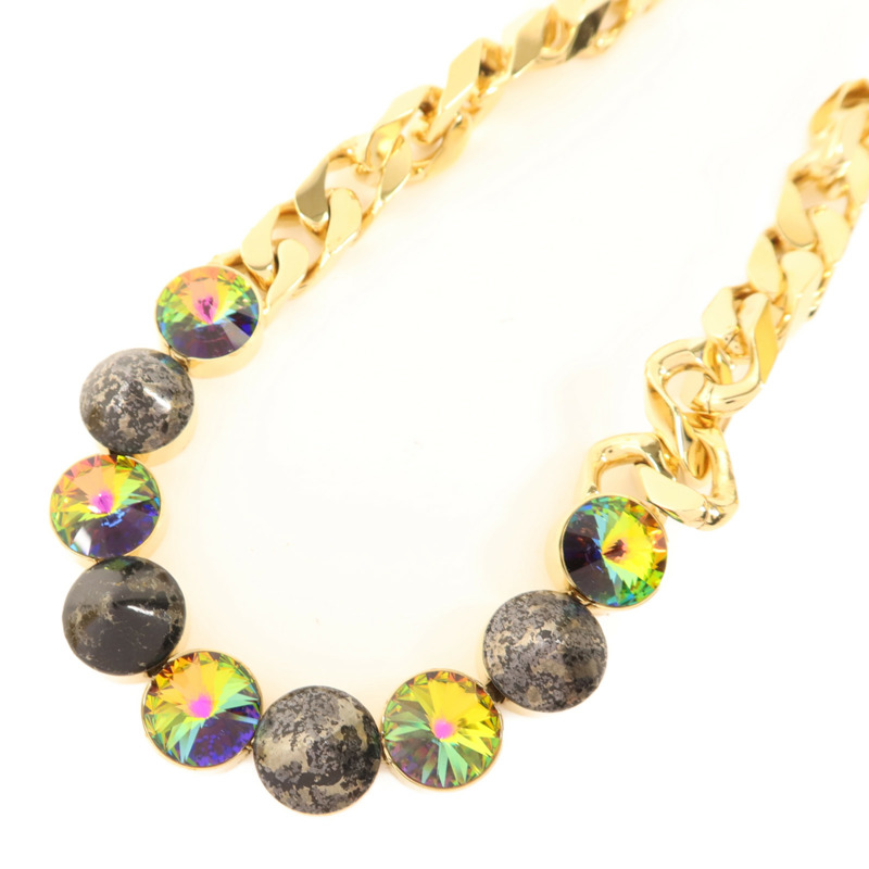 FENDI 金屬/水晶Necklace項鍊-1