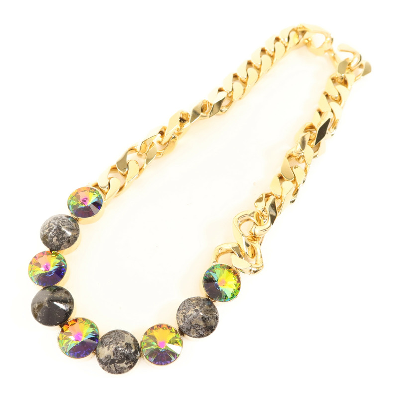 FENDI 金屬/水晶Necklace項鍊-2