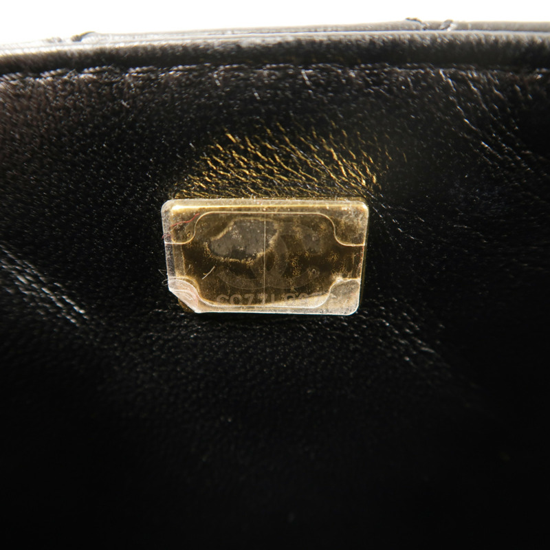 CHANEL 牛皮皮革2.55 Mini金扣鏈帶肩背袋-6