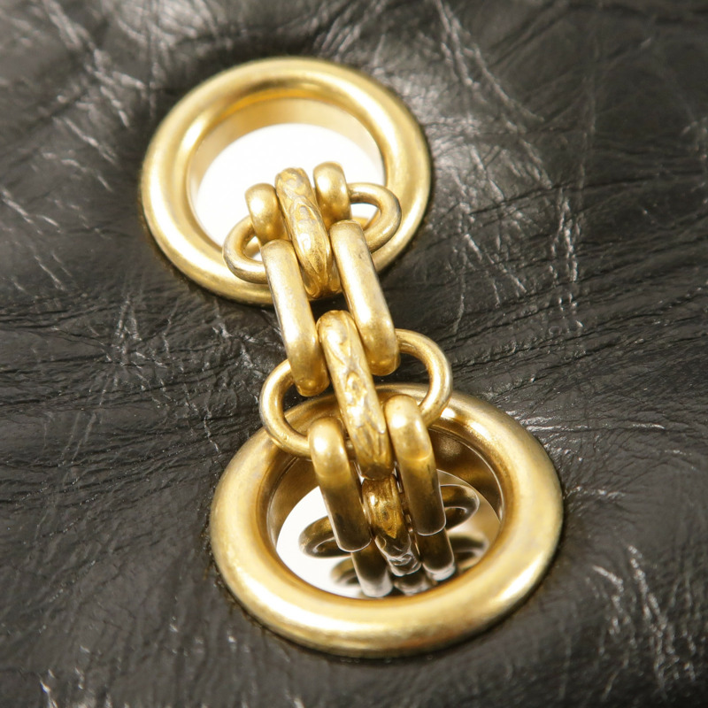 CHANEL 牛皮皮革2.55 Mini金扣鏈帶肩背袋-15