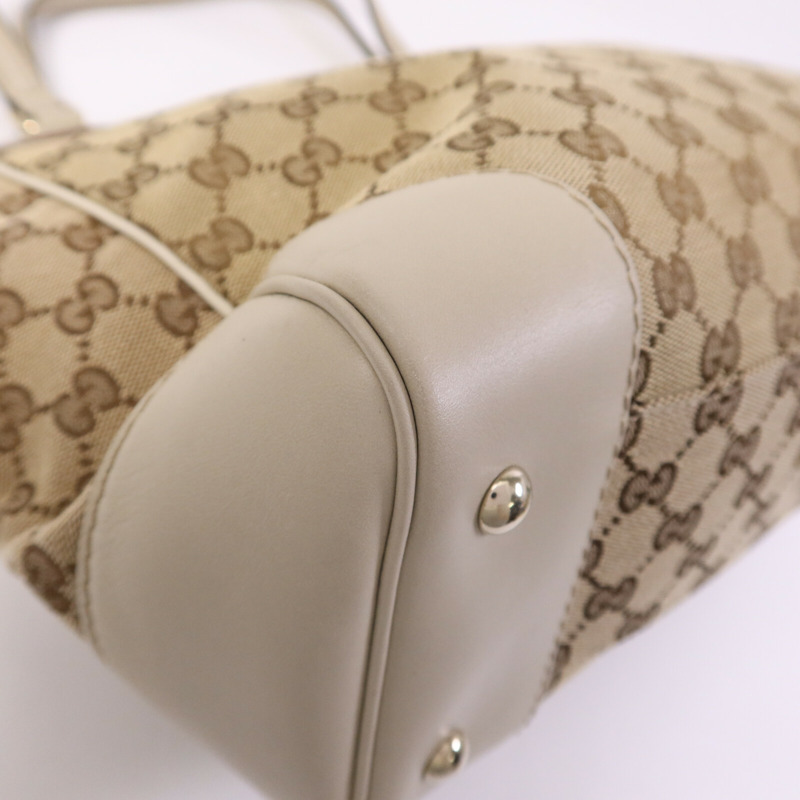 GUCCI 帆布Tote Bag金扣手挽袋-13